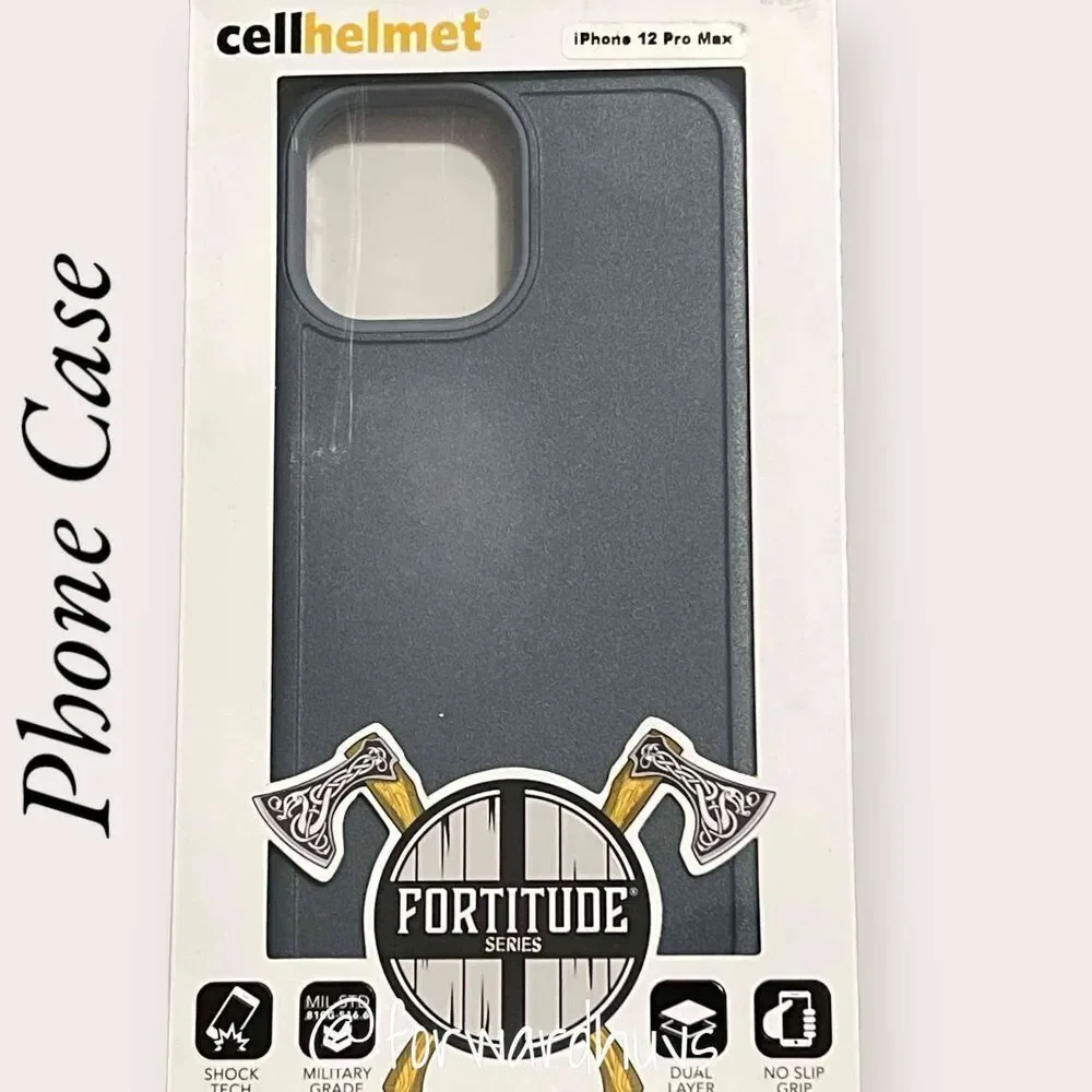 Cellhelmet Fortitude Series for iPhone 12 Pro Max Slate Blue - NEW